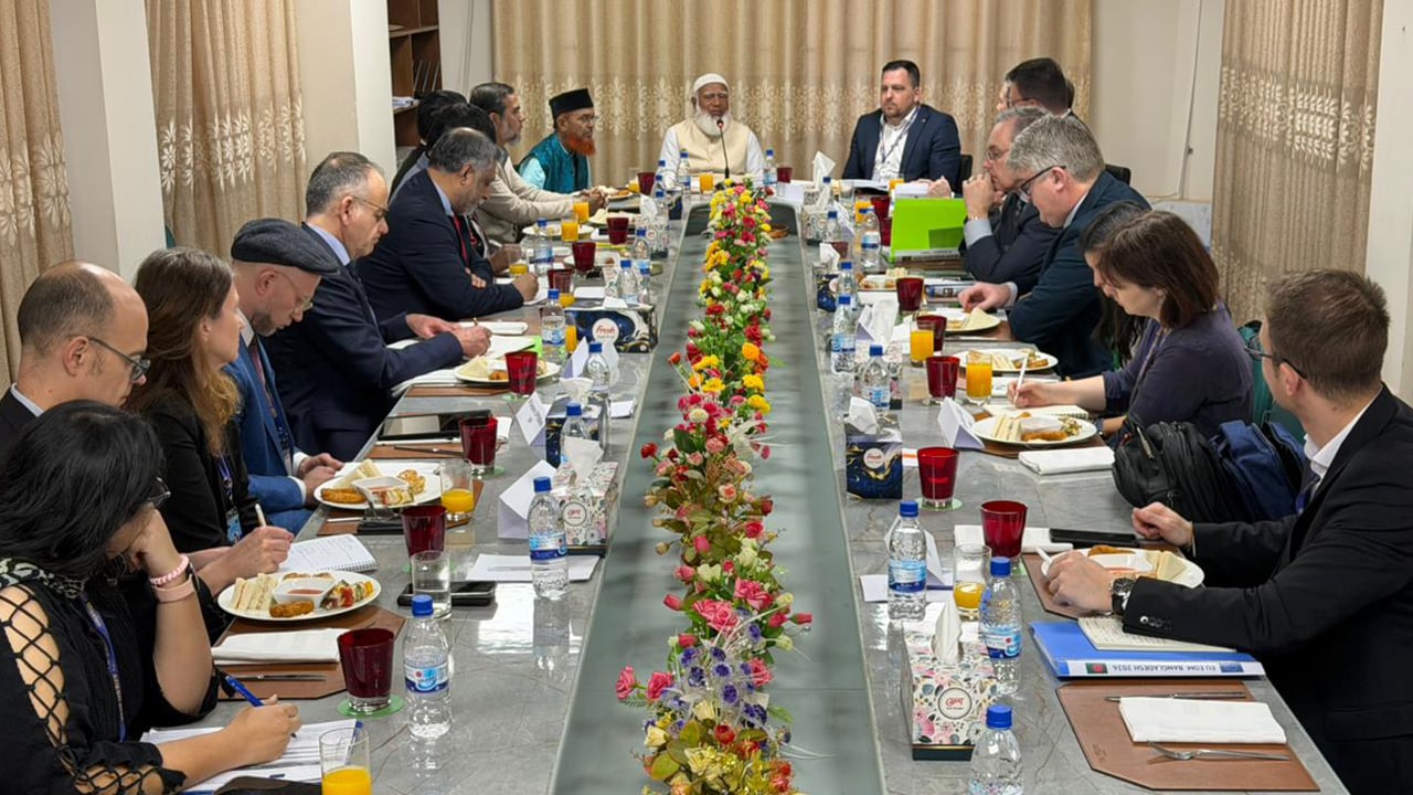 জামায়াত আমিরের সঙ্গে ইইউ নির্বাচন পর্যবেক্ষণ মিশনের প্রধানের সাক্ষাৎ