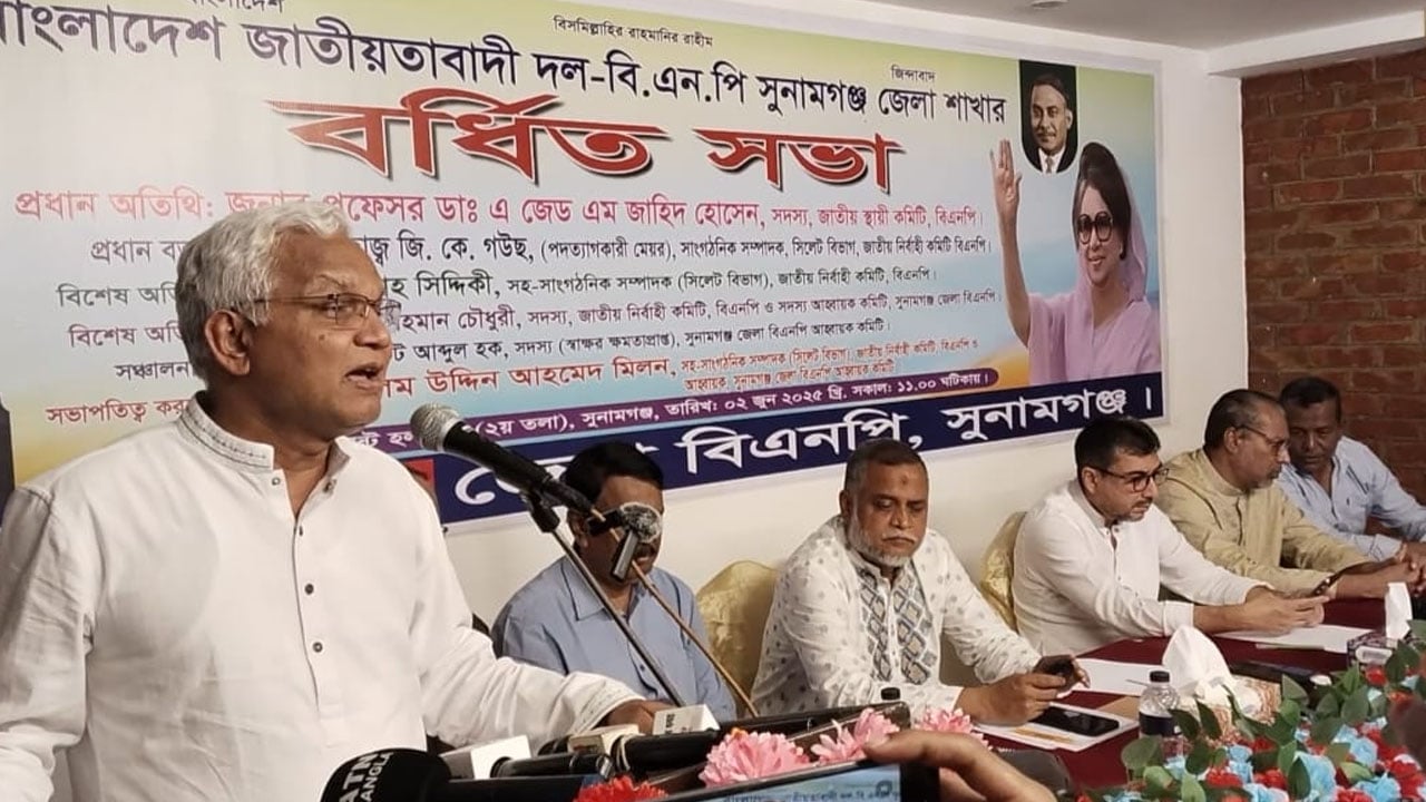 ইউনূস সরকারের দিকে মানুষ তাকিয়ে আছে: জাহিদ হোসেন