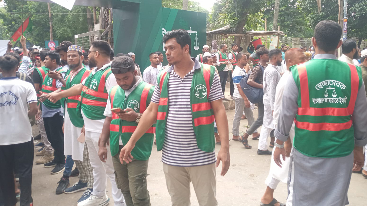 জামায়াতের সমাবেশ ঘিরে নিয়োজিত ৬ হাজার স্বেচ্ছাসেবক