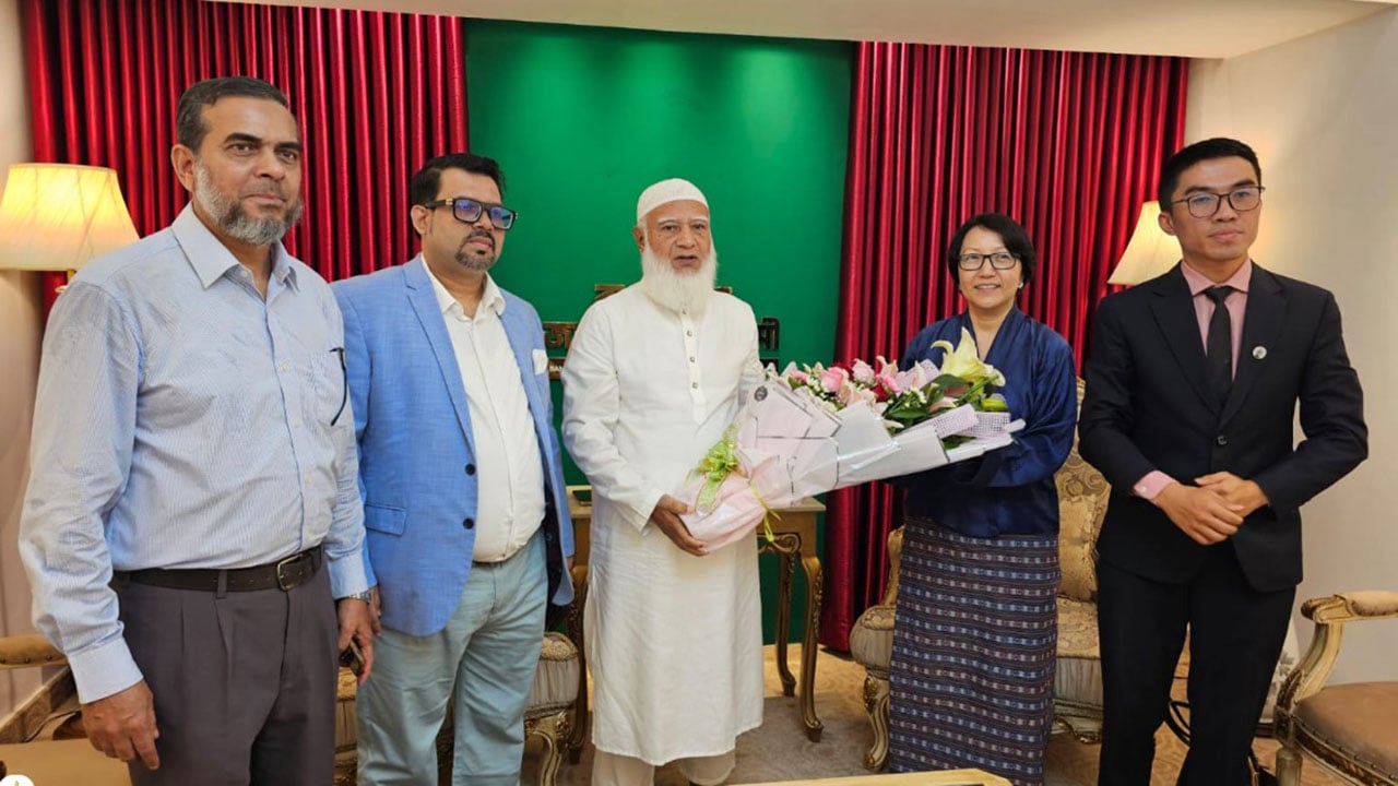 জামায়াত আমিরের সঙ্গে ভুটানের রাষ্ট্রদূতের সৌজন্য সাক্ষাৎ