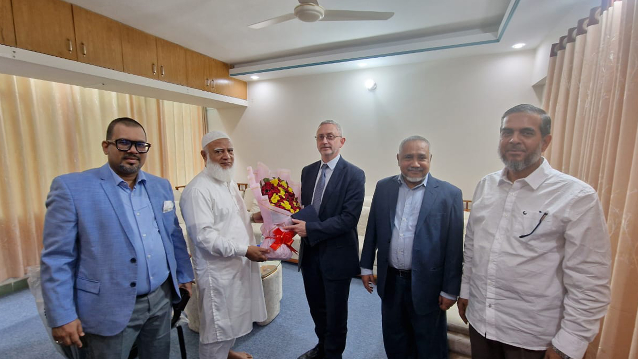 জামায়াত আমিরের সঙ্গে ইউরোপীয় ইউনিয়ন রাষ্ট্রদূতের বৈঠক