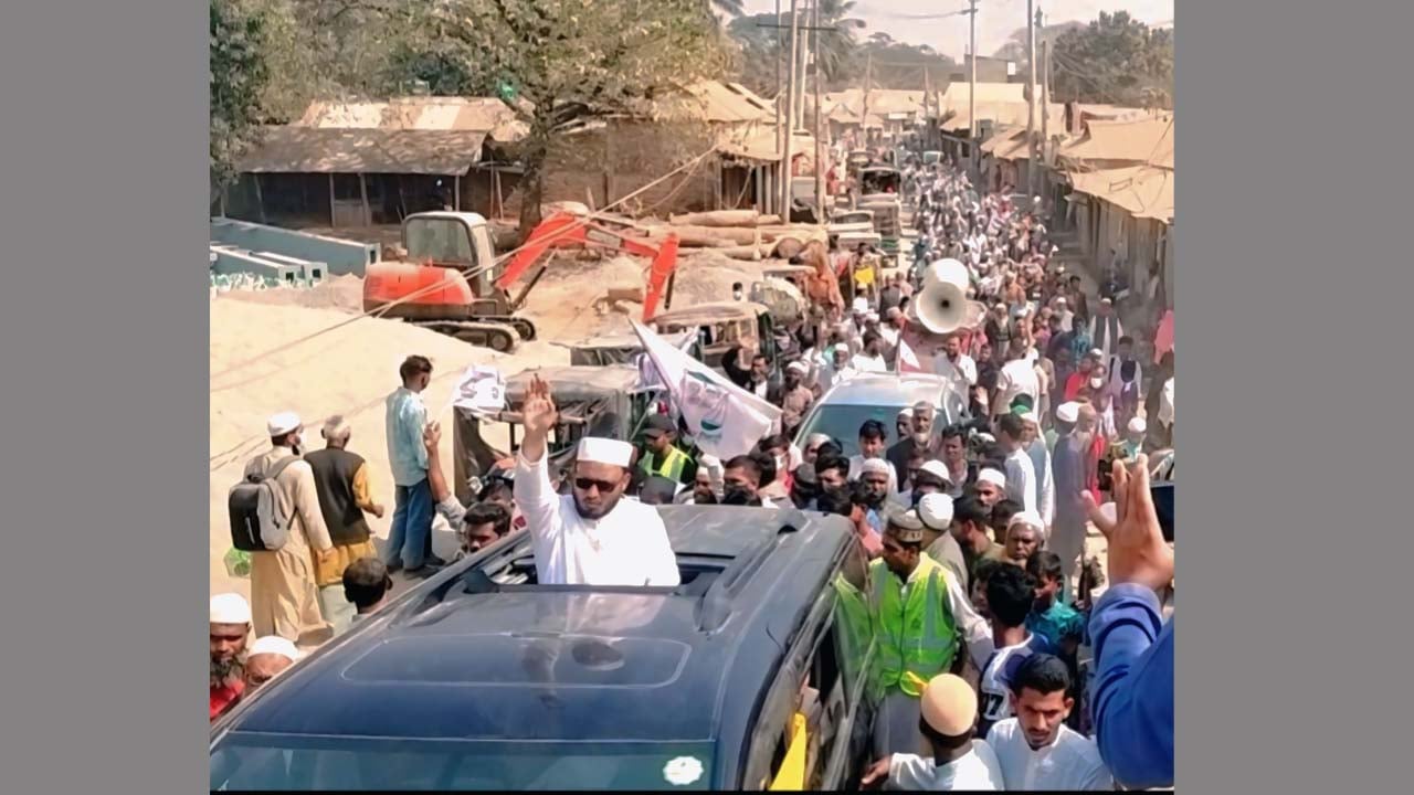 লুৎফুজ্জামান বাবরের নিজ উপজেলায় জামায়াতের বিশাল মিছিল