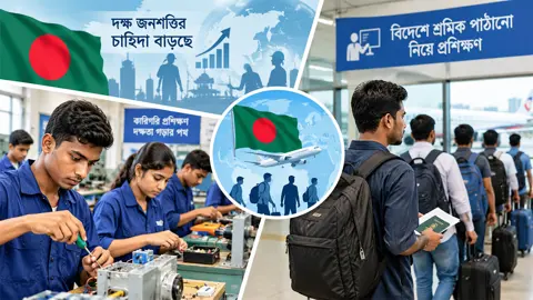 দেশে দক্ষ জনশক্তির চাহিদা বাড়লেও তৈরির গতি মন্থর