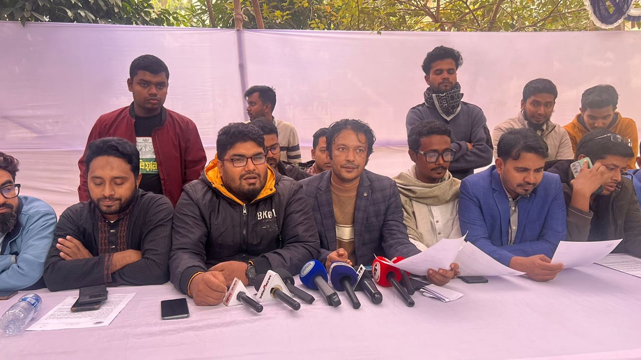 ম্যানুয়ালি ভোট গণনাসহ দুই দফা দাবি জবি ছাত্রদলের