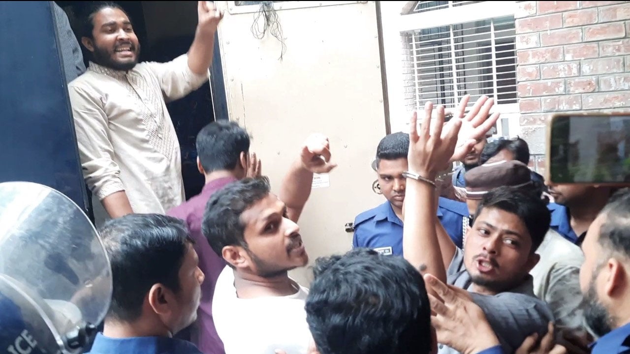 বৈষম্যবিরোধী ছাত্র আন্দোলনের দুই নেতা রিমান্ডে, ৫ জন কারাগারে