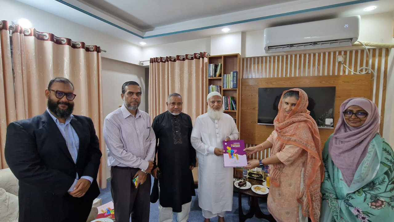 জামায়াত আমিরের সঙ্গে জাতিসংঘ প্রতিনিধি দলের সাক্ষাৎ