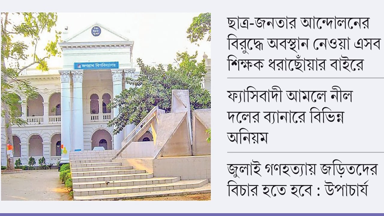 জবির আওয়ামীপন্থি শিক্ষকদের শাস্তি হয়নি দুই বছরেও