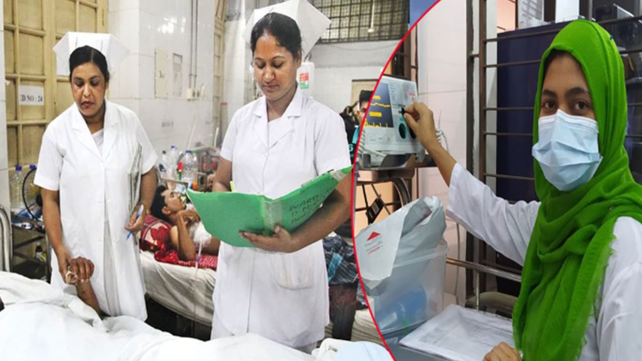 দক্ষ নার্সের চাহিদা রয়েছে দেশের বাইরেও