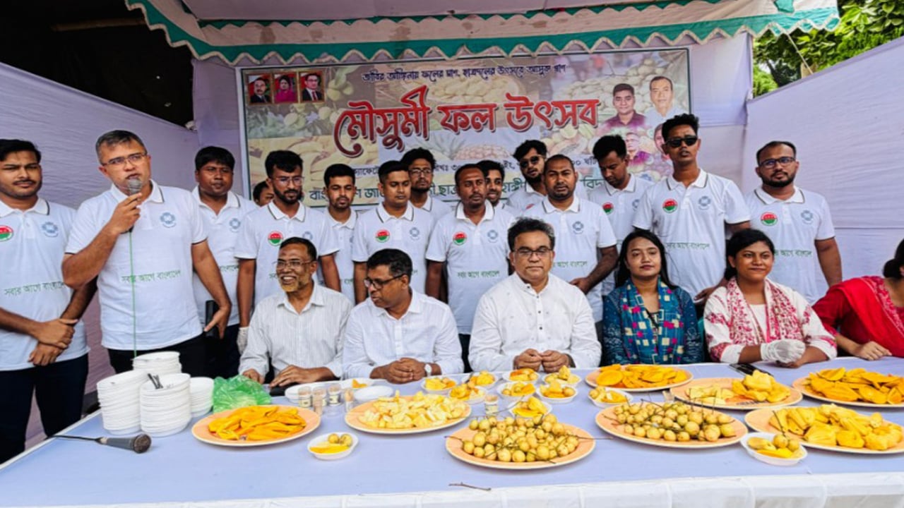 জাবিতে ছাত্রদলের উদ্যোগে মৌসুমি ফল উৎসব