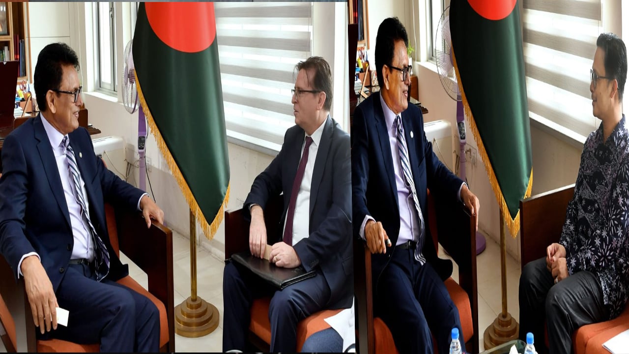 শিক্ষামন্ত্রীর সাথে তুরস্ক ও মালয়েশিয়ার প্রতিনিধি দলের সাক্ষাৎ