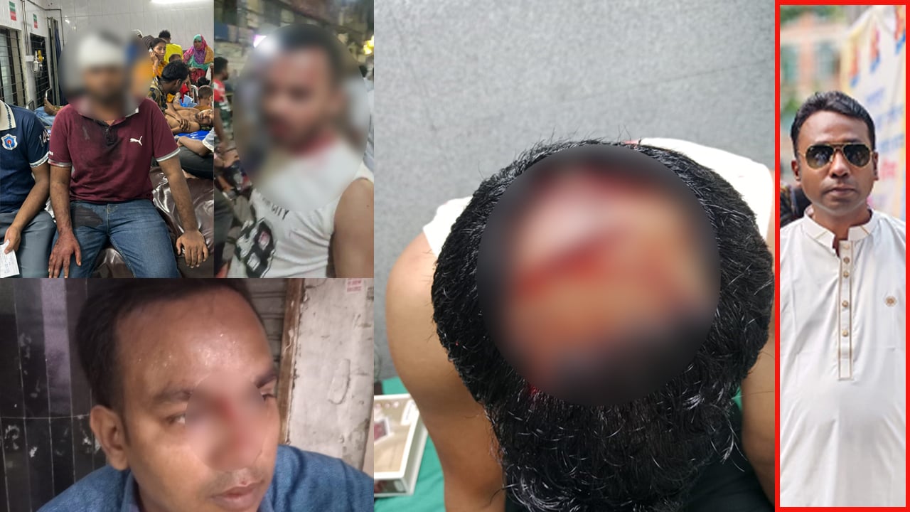চাঁদা তোলাকে কেন্দ্র করে ছাত্রদল-যুবদল সংঘর্ষে রণক্ষেত্র নিউ মার্কেট, আহত ১১