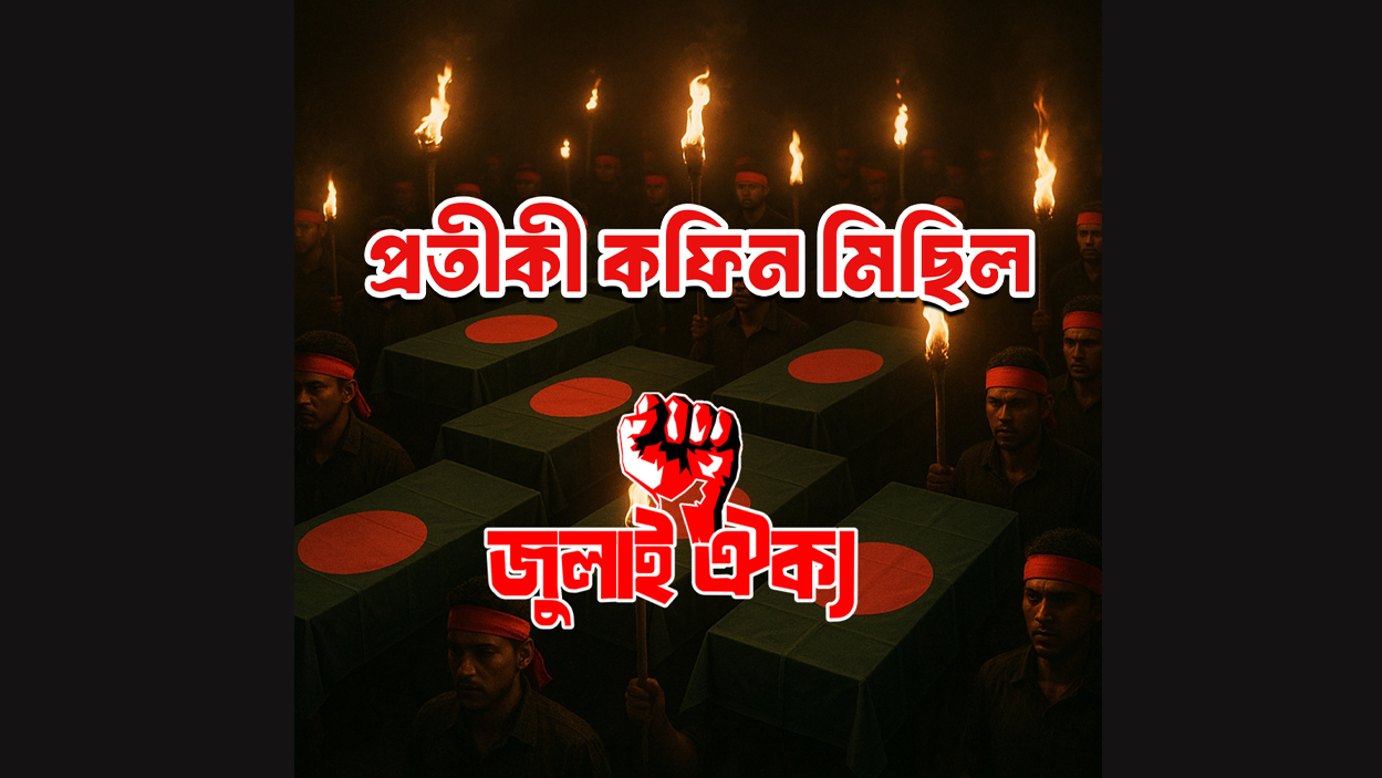 ৫ দফা দাবিতে কফিন মিছিলের ডাক জুলাই ঐক্যের