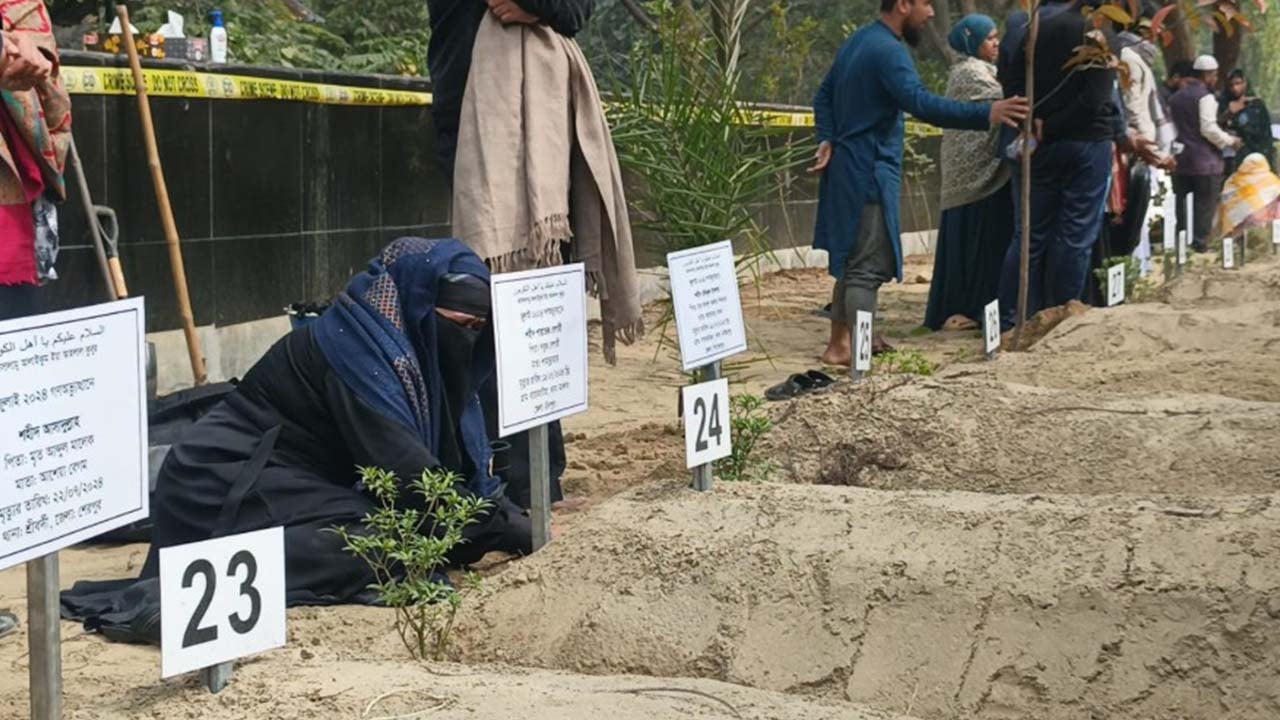 ‘বাবা তুই আমারে কিছুই বলে গেলি না, ঘুমিয়ে রেখে চলে গেলি’