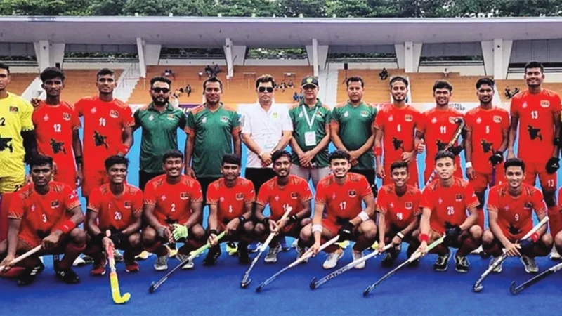 এশিয়া কাপ সামনে রেখে জুনিয়র হকি দলের প্রস্তুতি