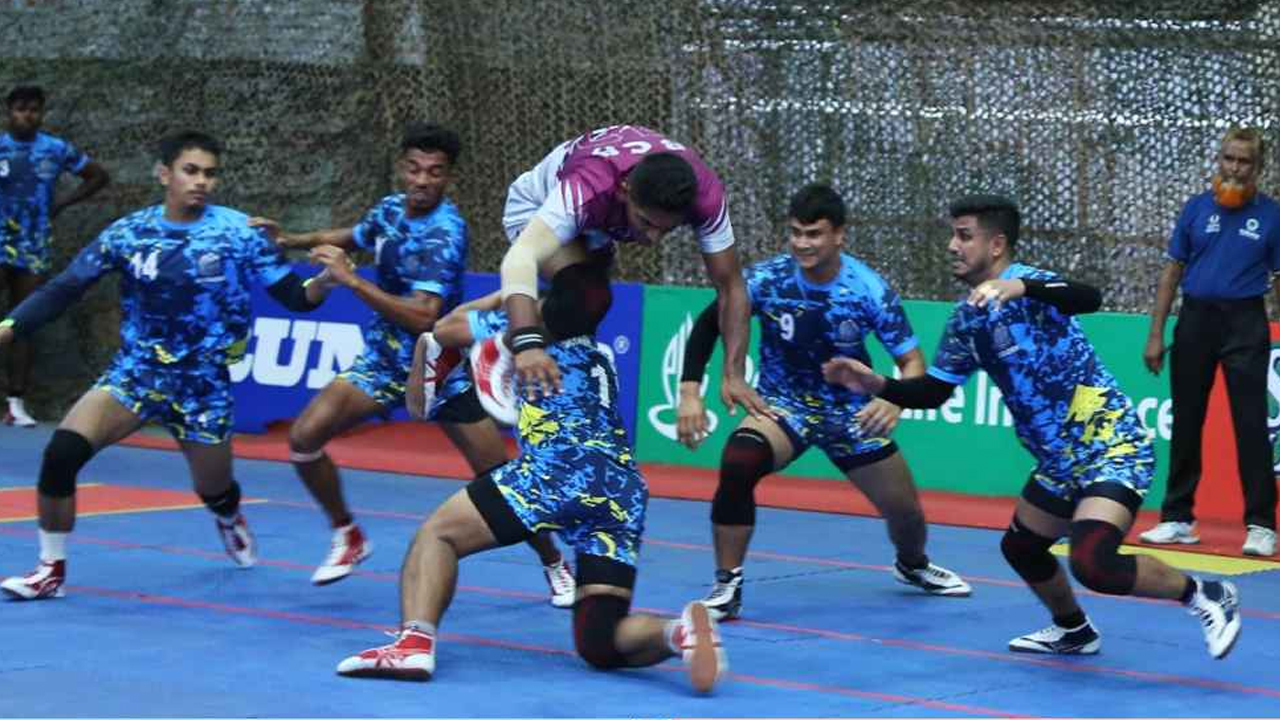 জুনিয়র সার্ভিসেস কাবাডি লিগের ফাইনালে সেনাবাহিনী ও পুলিশ