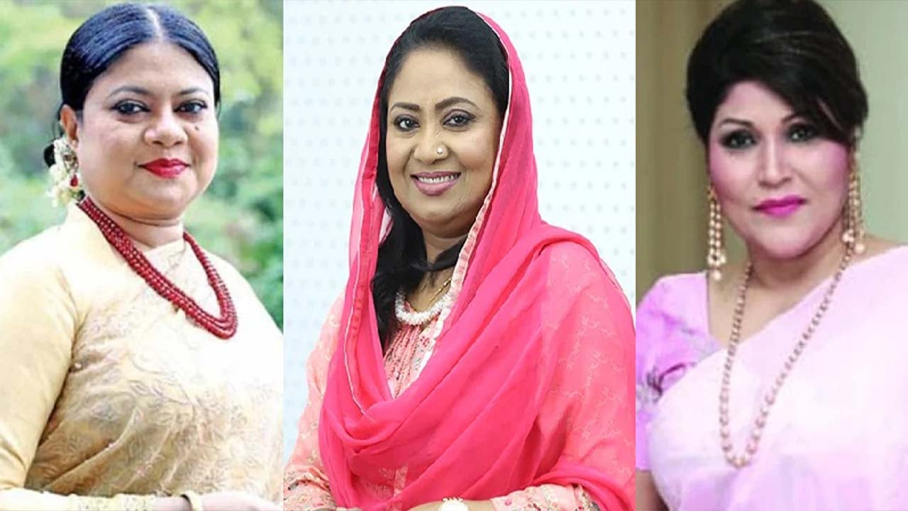 সংরক্ষিত নারী আসনে তারকাদের মনোনয়নপত্র সংগ্রহ