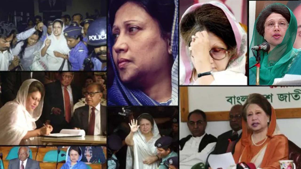 ছবিতে খালেদা জিয়ার রাজনৈতিক জীবন