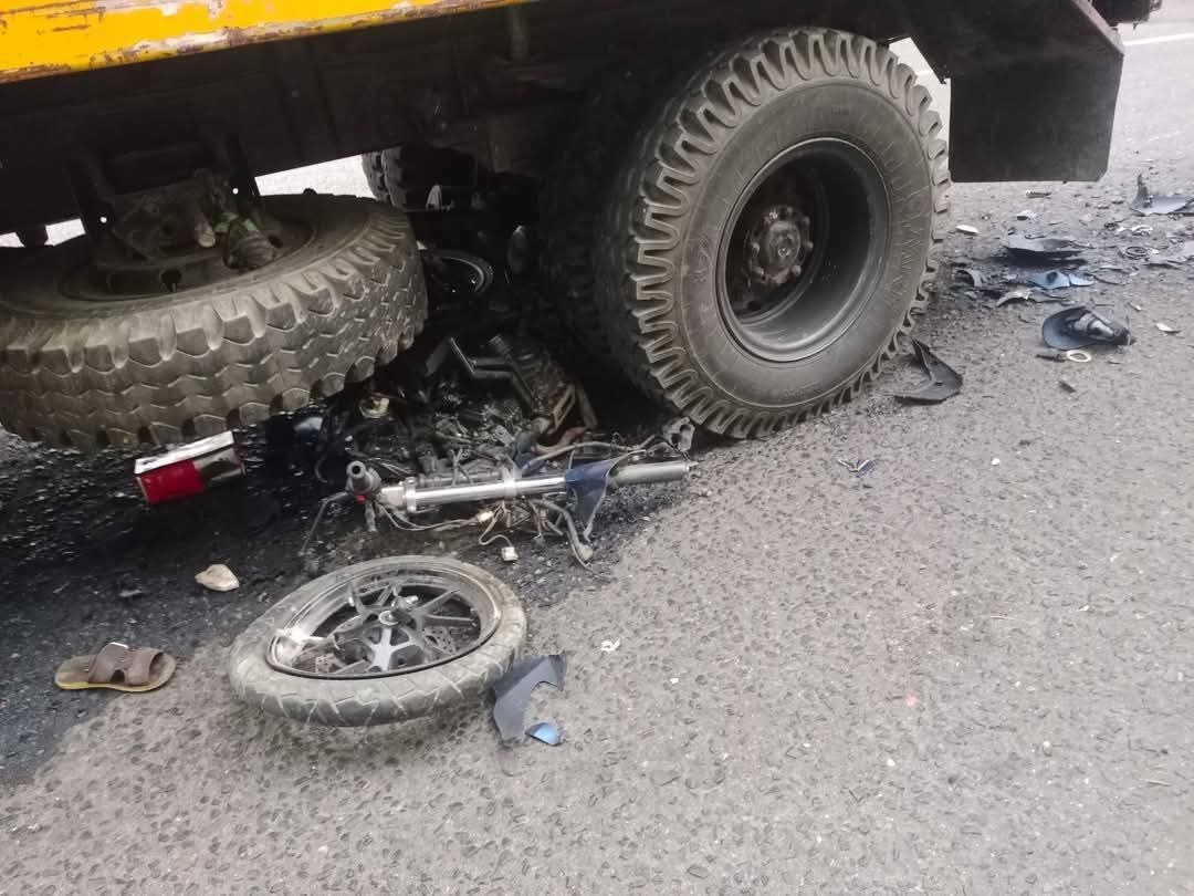 খাগড়াছড়িতে ট্রাক চাপায় নিহত ১ আহত ১
