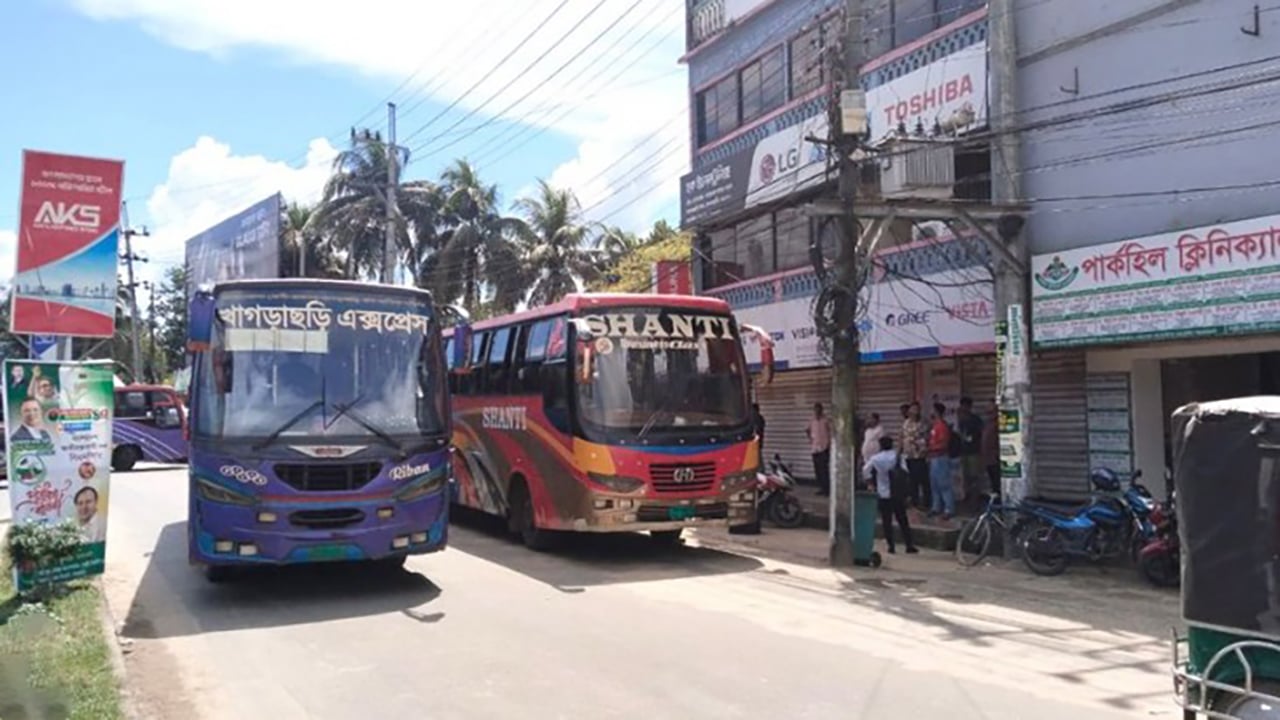 খাগড়াছড়িতে অবরোধ পুরোপুরি প্রত্যাহার