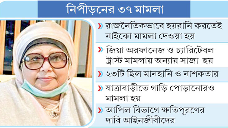 খালেদা জিয়া সব মামলায় মুক্ত