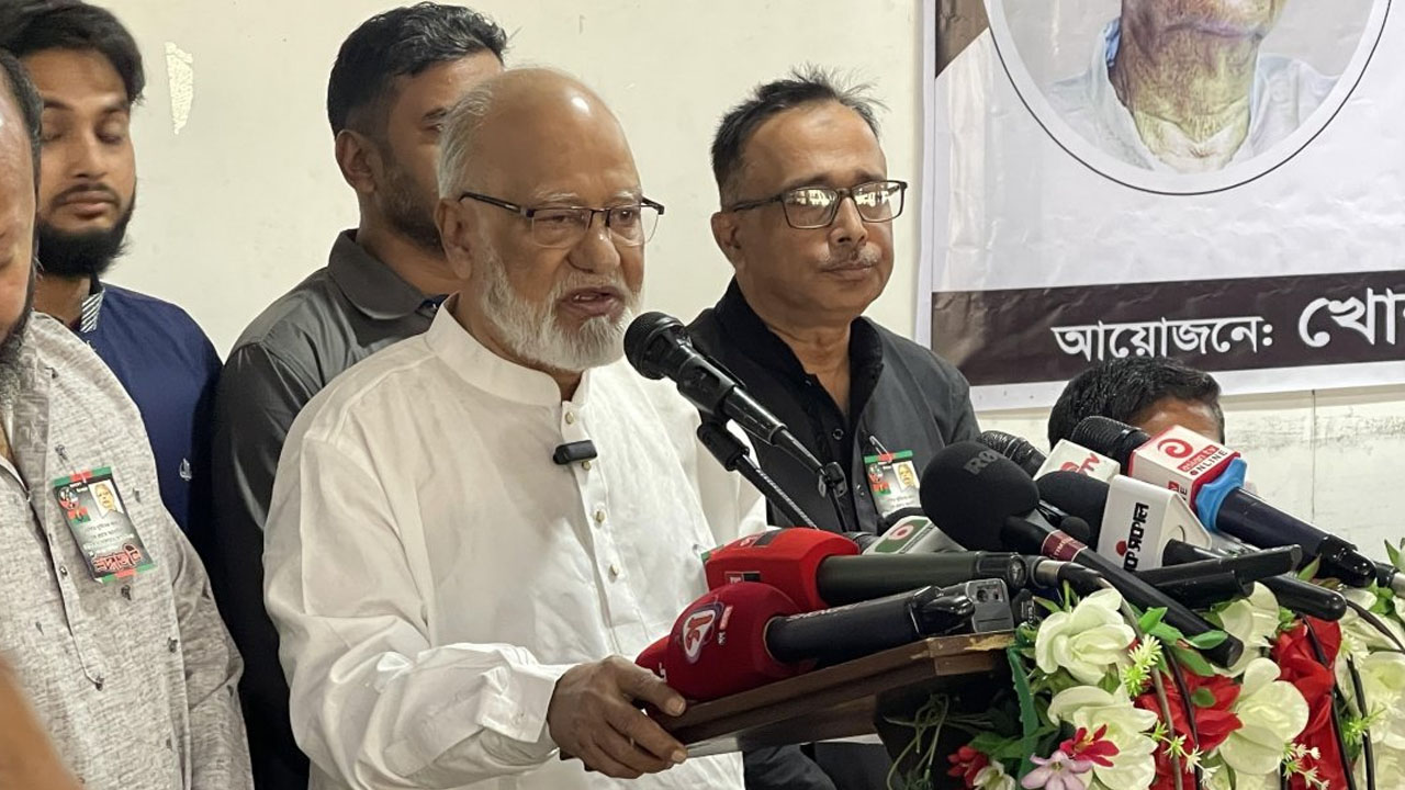 জনগণ নির্বাচনমুখী হলে কোনো ষড়যন্ত্র বাস্তবায়িত হবে না: খন্দকার মোশাররফ