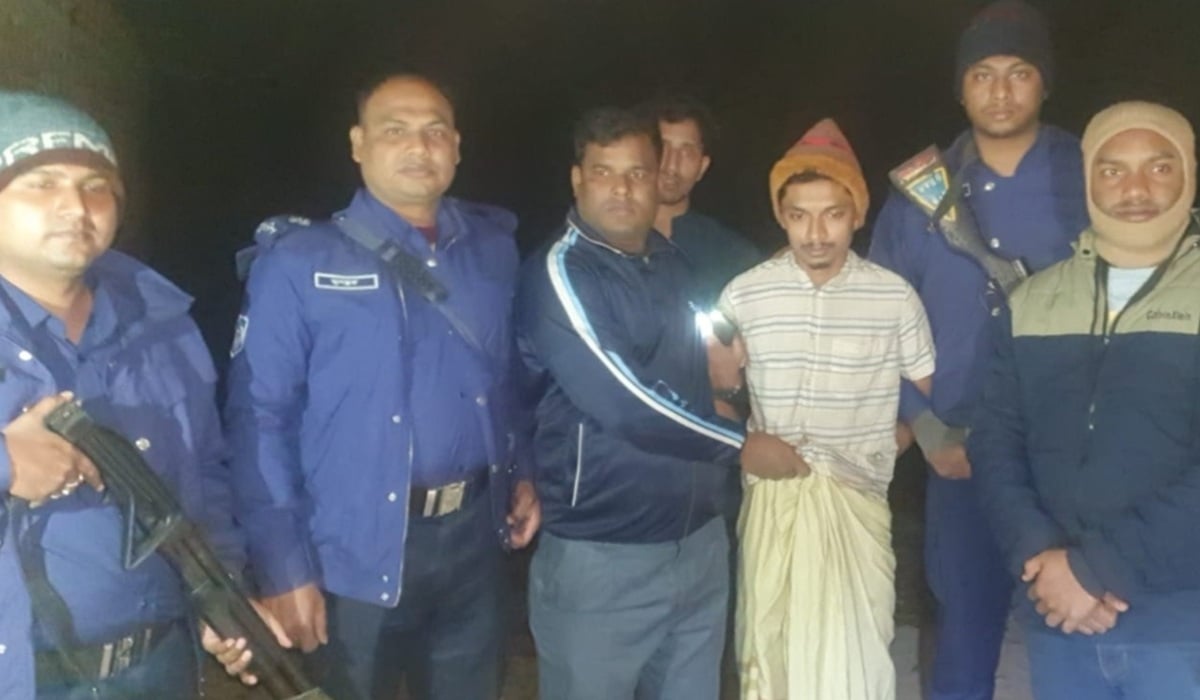 চকোরিয়ায় স্ত্রীকে খুন করে পালানোর সময় স্বামী আটক