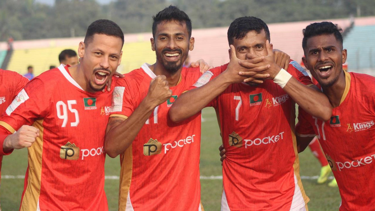 বড় জয়ে স্বরুপে ফেরার আভাস বসুন্ধরা কিংসের