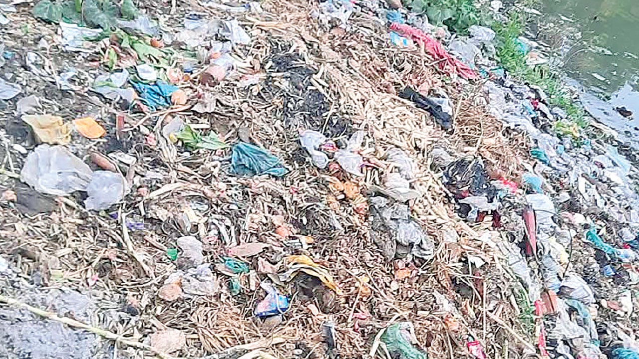 কালীগঞ্জ শহর এখন ময়লা-আবর্জনার ভাগাড়