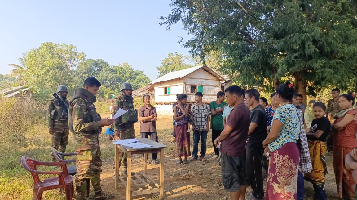কেএনএফের ভয়ে বাড়ি ছাড়া ১০ পরিবার ফিরল নিজ গ্রামে