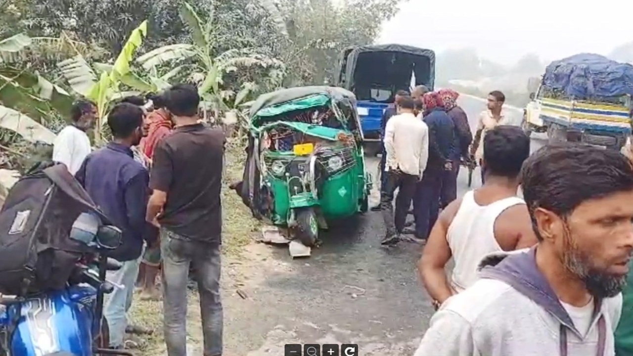 কুষ্টিয়ায় ট্রাক-সিএনজি সংঘর্ষ, নিহত ২ আহত ৩