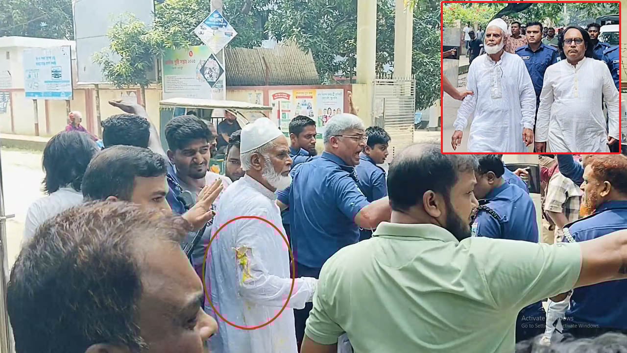 শিবির নেতা হত্যা, ২ আ. লীগ নেতাকে আদালতে ডিম নিক্ষেপ