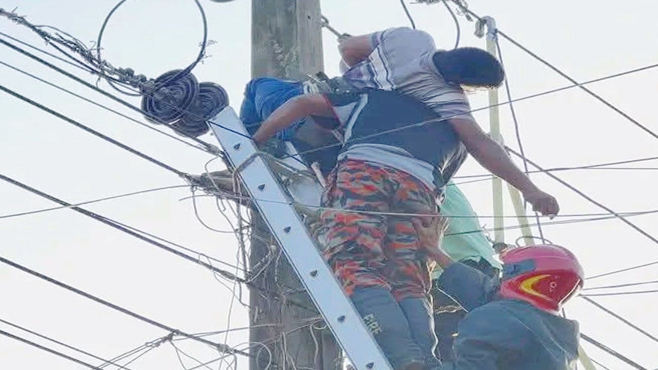 পঞ্চগড়ে বিদ্যুতের তারে ঝুলছিল লাইনম্যানের লাশ