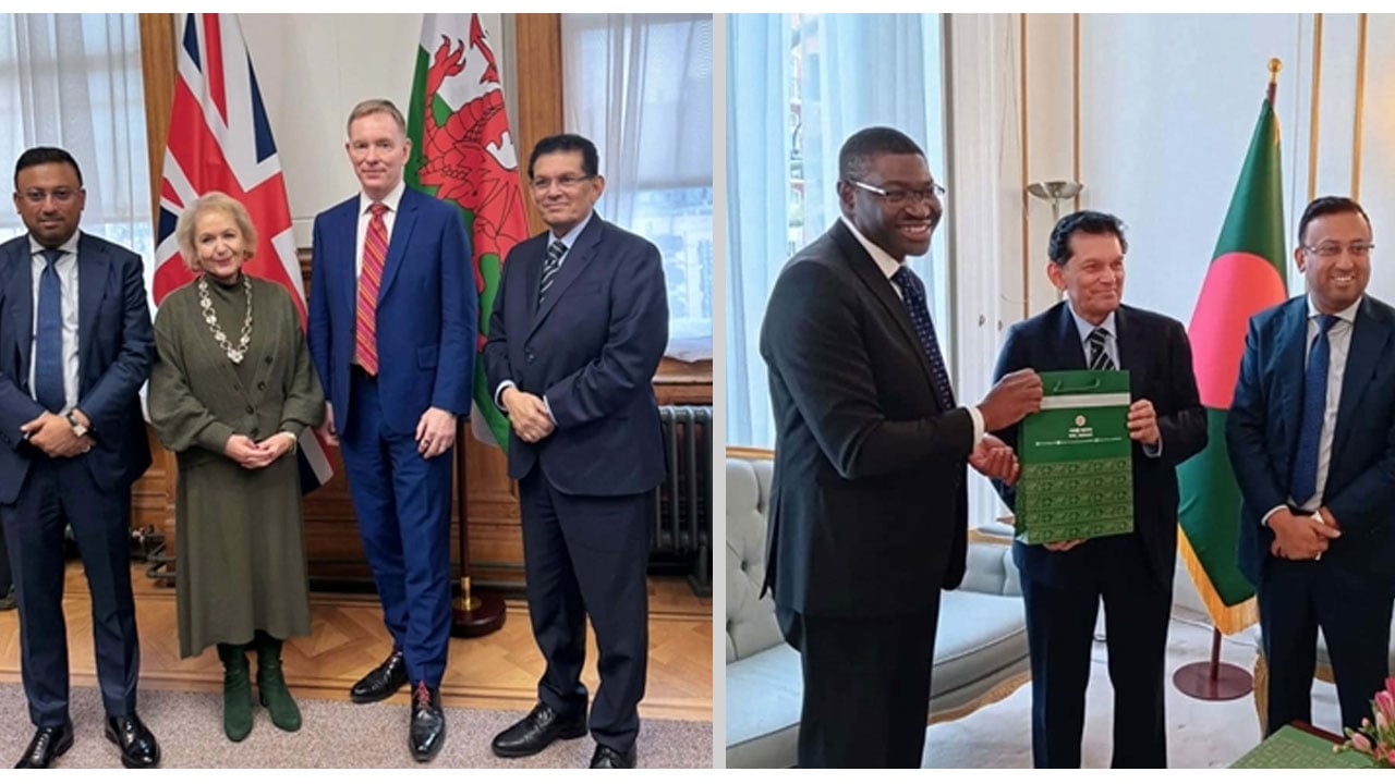 লন্ডনে ব্রিটিশ প্রতিমন্ত্রীর সঙ্গে পররাষ্ট্রমন্ত্রী ও প্রধানমন্ত্রীর উপদেষ্টার বৈঠক