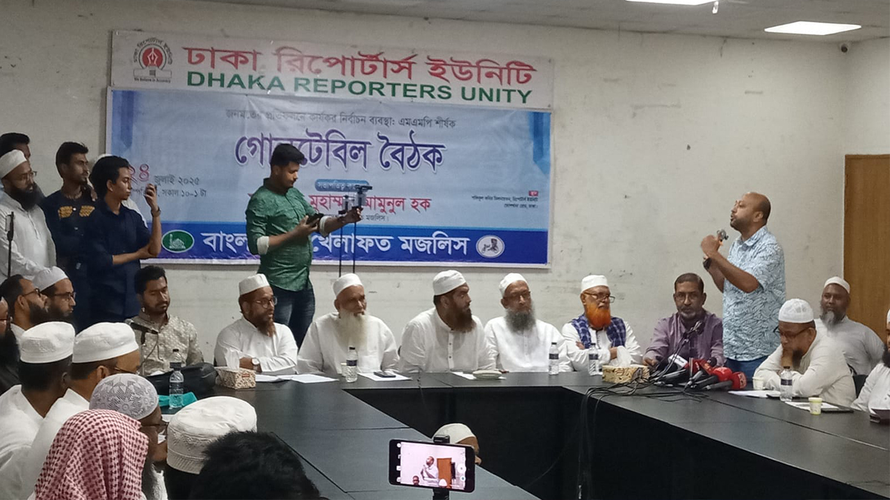 নির্বাচনে পিআর পদ্ধতির চেয়ে এমএমপি উত্তম: মামুনুল হক