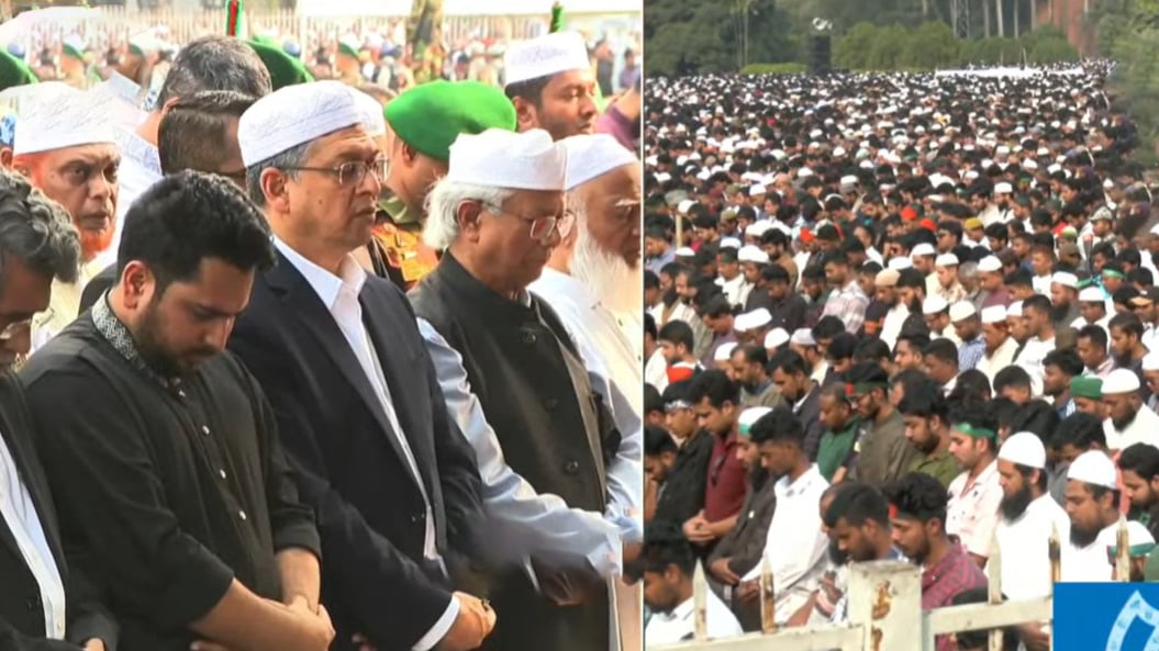 শহীদ শরীফ ওসমান হাদির জানাজা সম্পন্ন