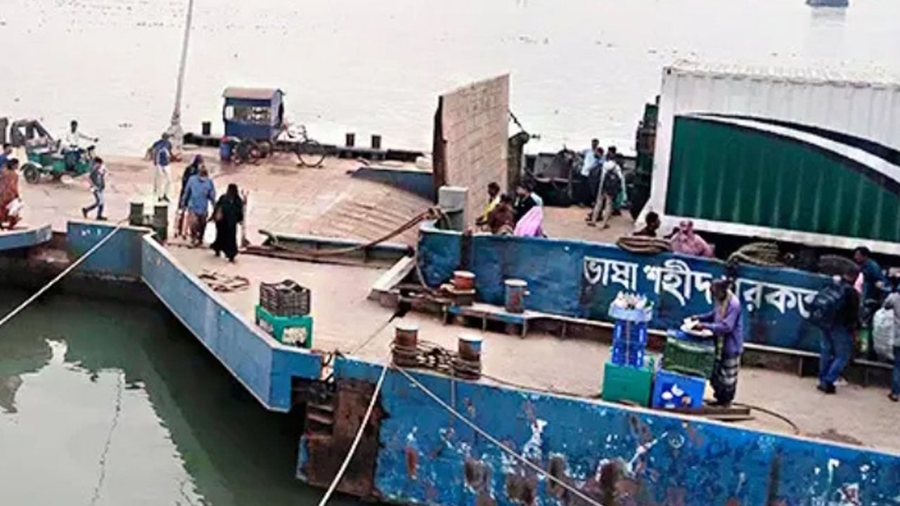 পাটুরিয়া-দৌলতদিয়ায় ফেরি ও লঞ্চ চলাচল বন্ধ