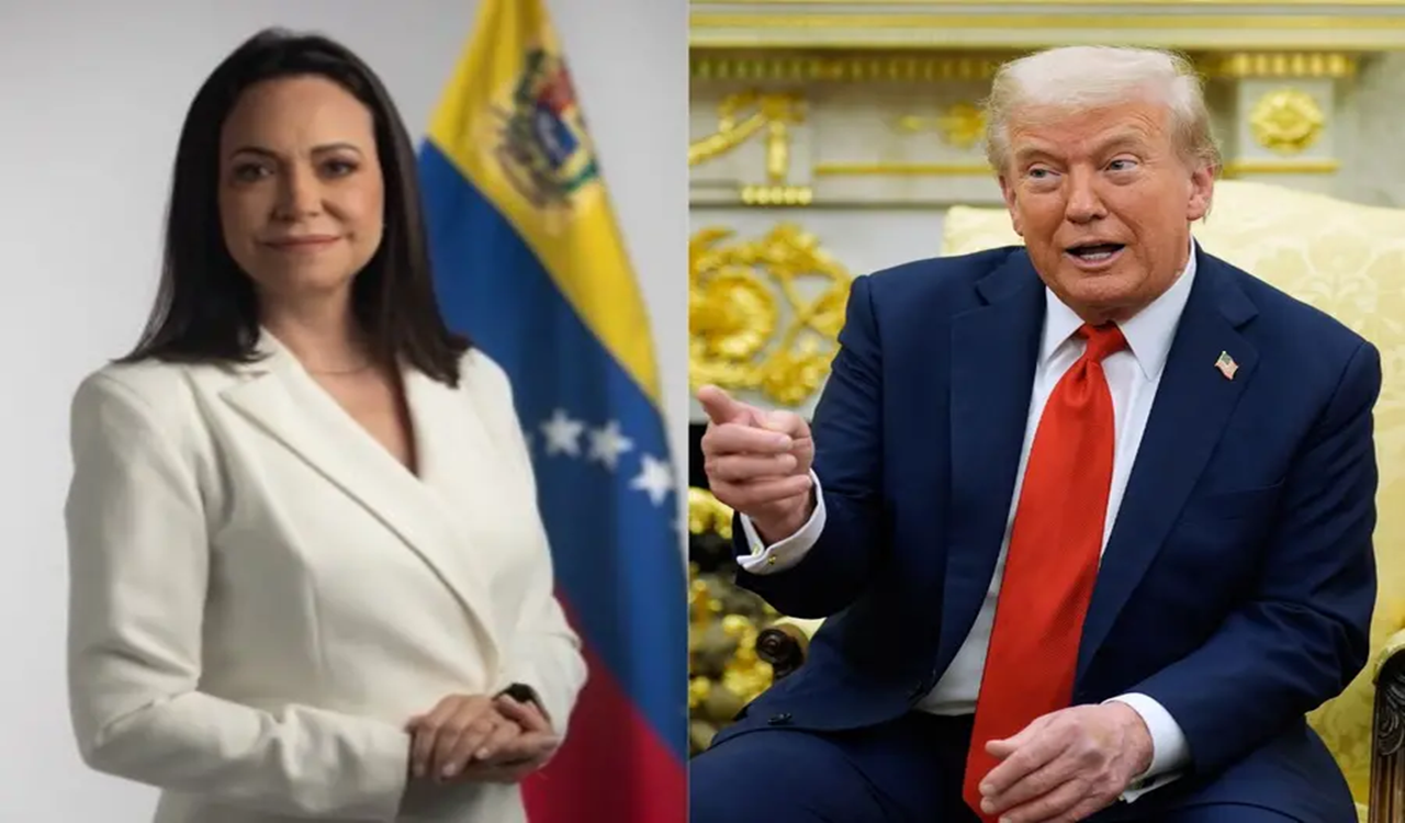 ভেনেজুয়েলার বিরোধী নেত্রী মাচাদোর সঙ্গে সাক্ষাৎ করবেন ট্রাম্প