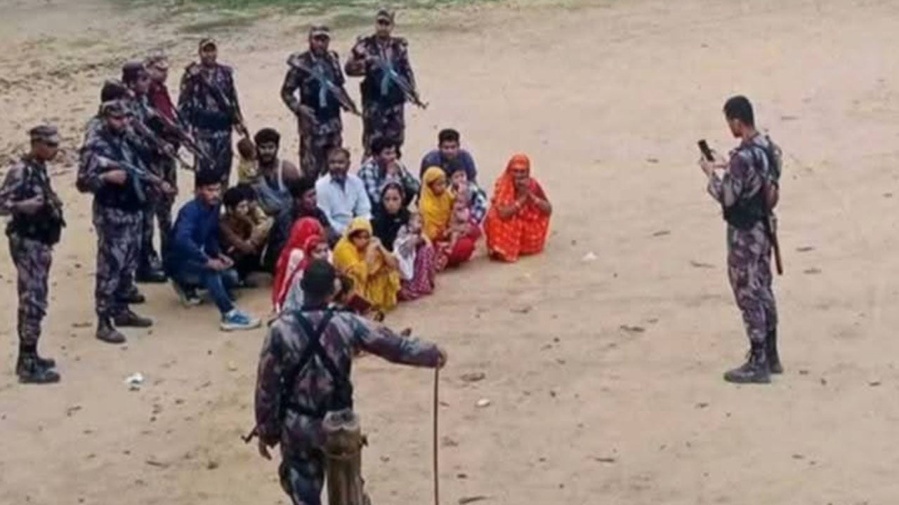 মাটিরাঙ্গা সীমান্তে আবারও ১৯ জনকে পুশইন