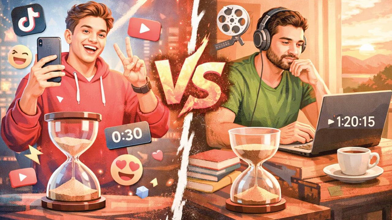 শর্ট ভিডিও বনাম লং ভিডিও : কোন ফরম্যাট ভবিষ্যৎ বদলাবে?