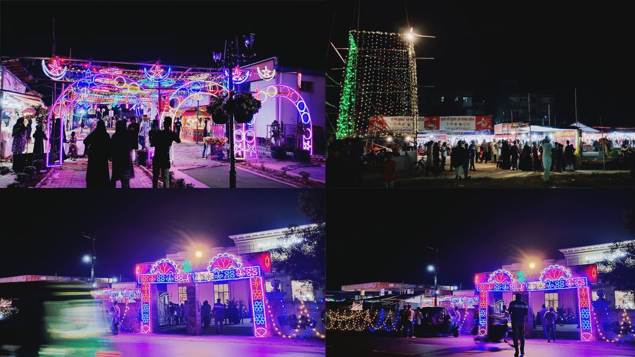 বিদ্যুৎ সংকটেও মধ্যরাত পর্যন্ত বৈশাখী মেলা