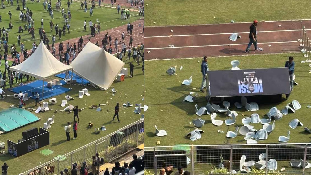 মাঠে এসেই বের হয়ে গেলেন মেসি, ভাঙচুর চালালেন ক্ষুব্ধ ভারতীয়রা