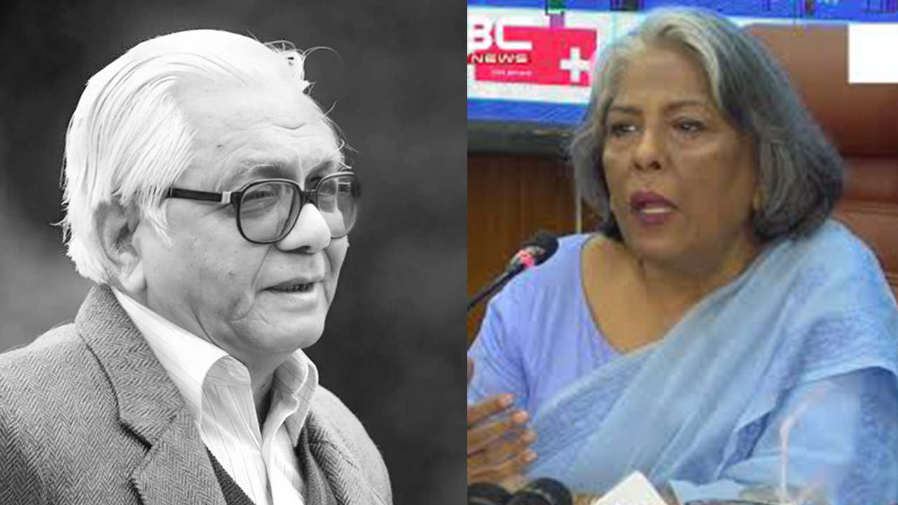 বদরুদ্দীন উমরের মৃত্যুতে উপদেষ্টা শারমীন মুরশিদের শোক