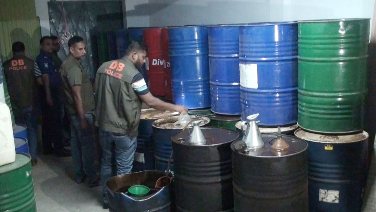 মেহেরপুরে ৫ হাজার ৩৭৫ লিটার ডিজেল জব্দ