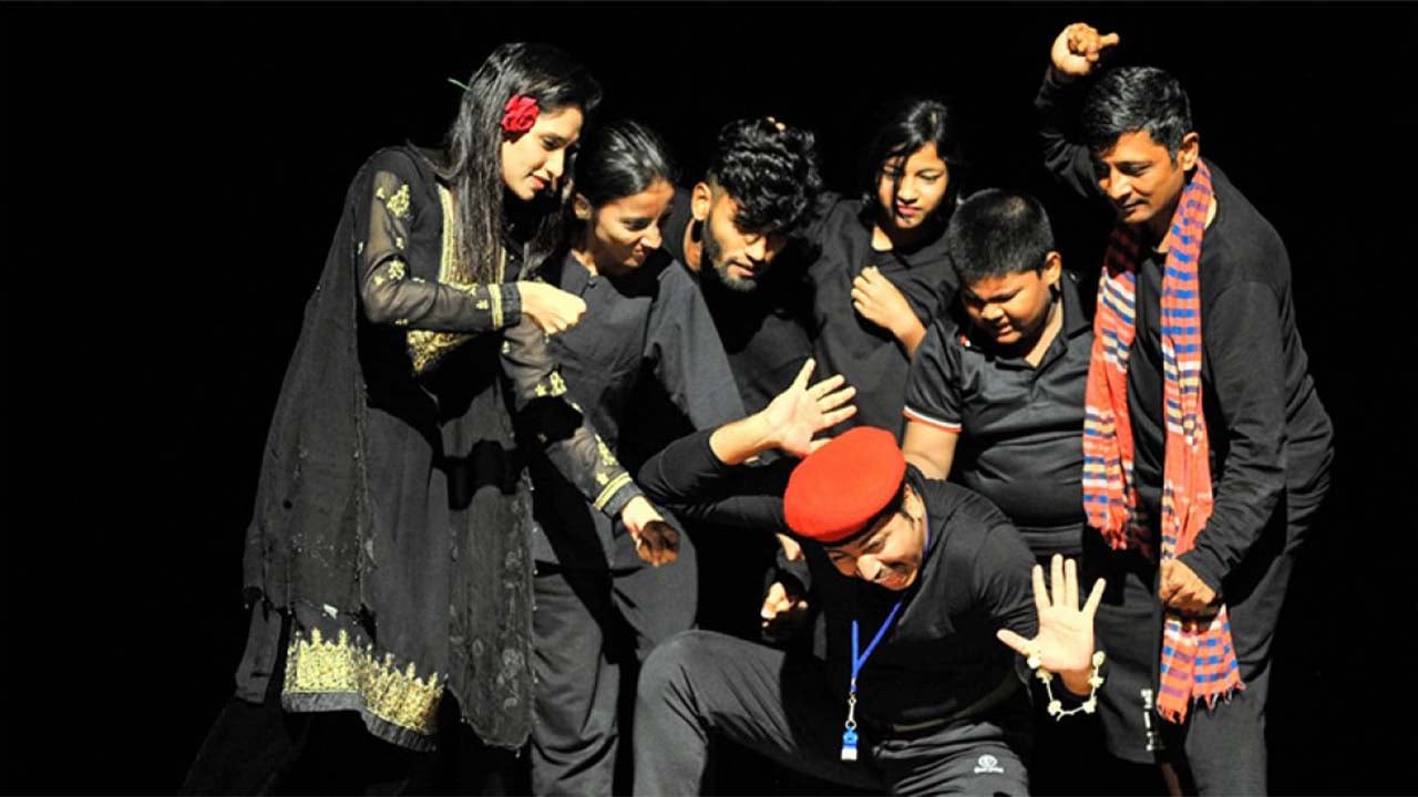 চলছে চার দিনের মূকাভিনয় কর্মশালা