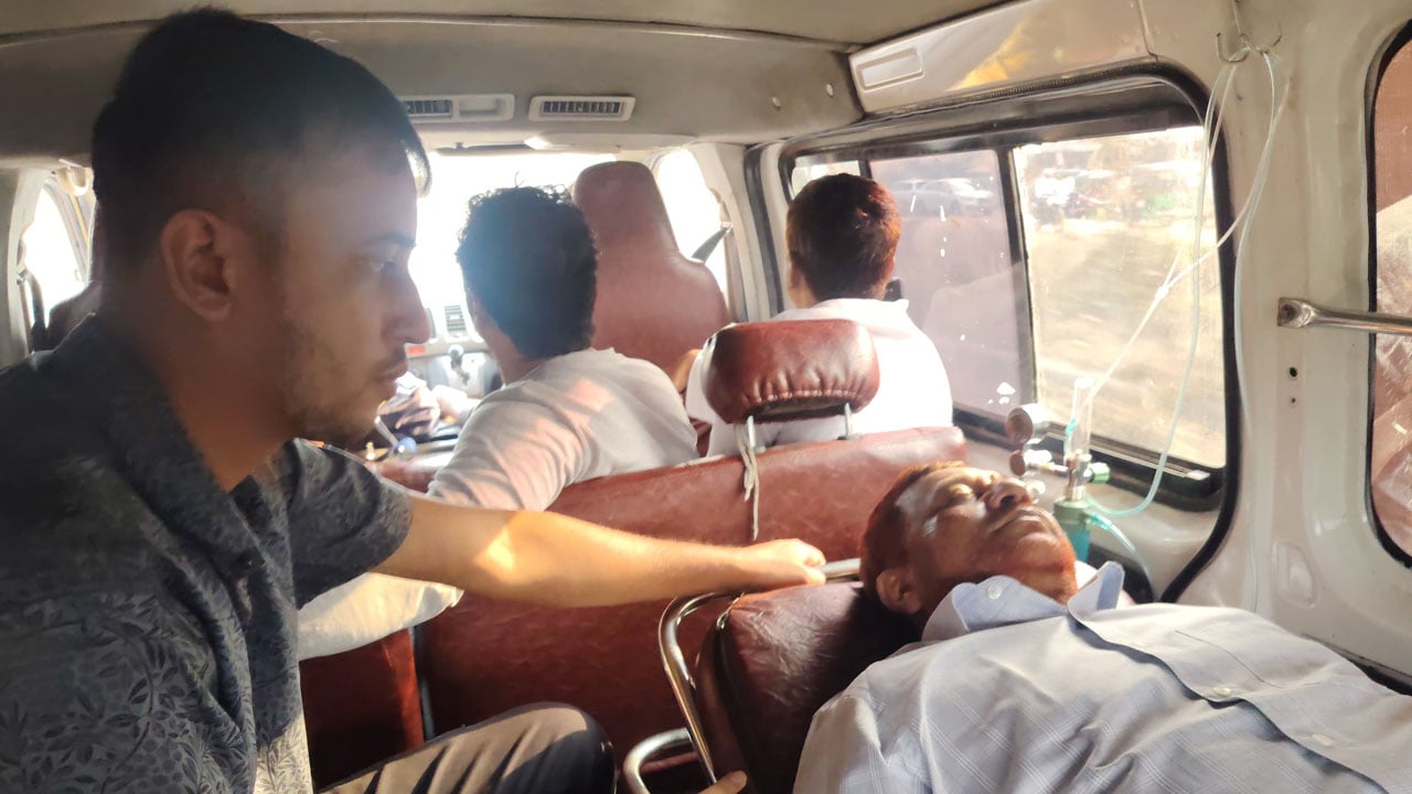 সড়ক দুর্ঘটনায় আহত এমপি নুরুল আমিন