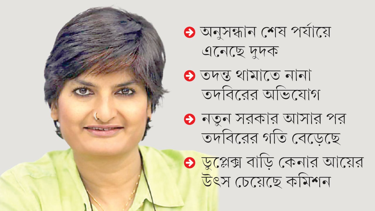 মুন্নী সাহার অ্যাকাউন্ট থেকে ১২০ কোটি টাকা উত্তোলন