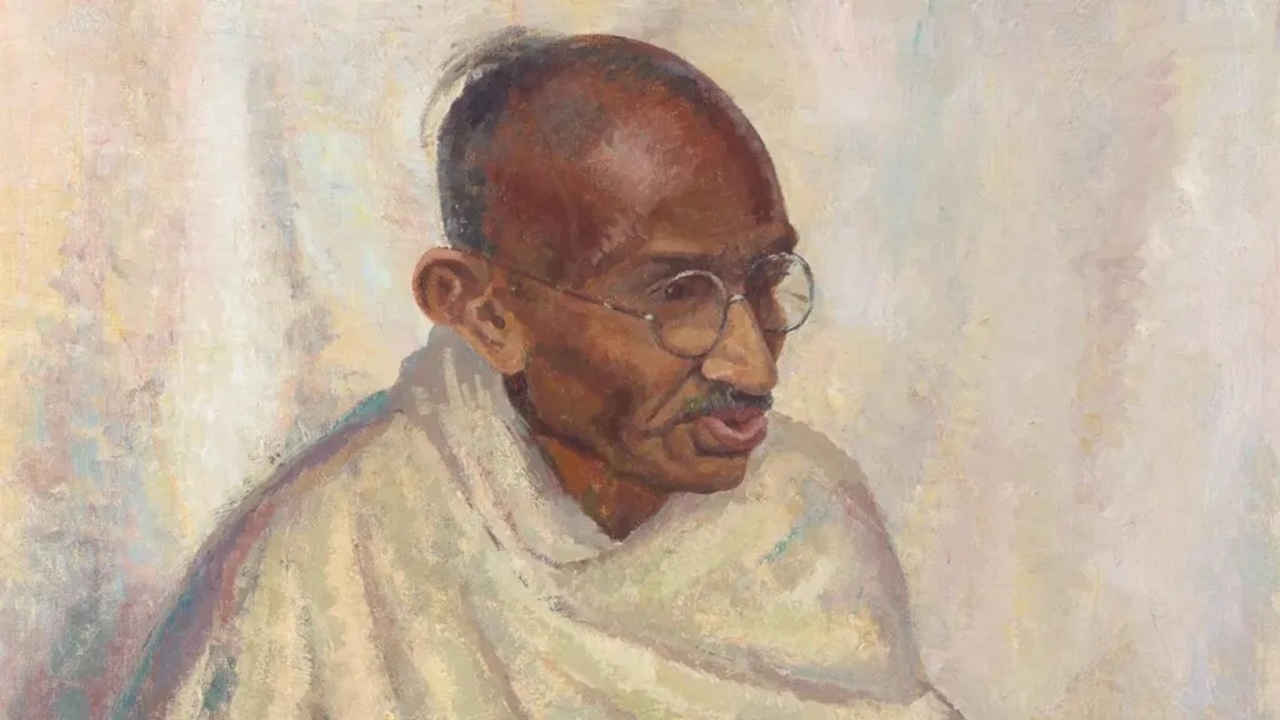নিলামে তোলা হচ্ছে মহাত্মা গান্ধীর বিরল তেলচিত্র
