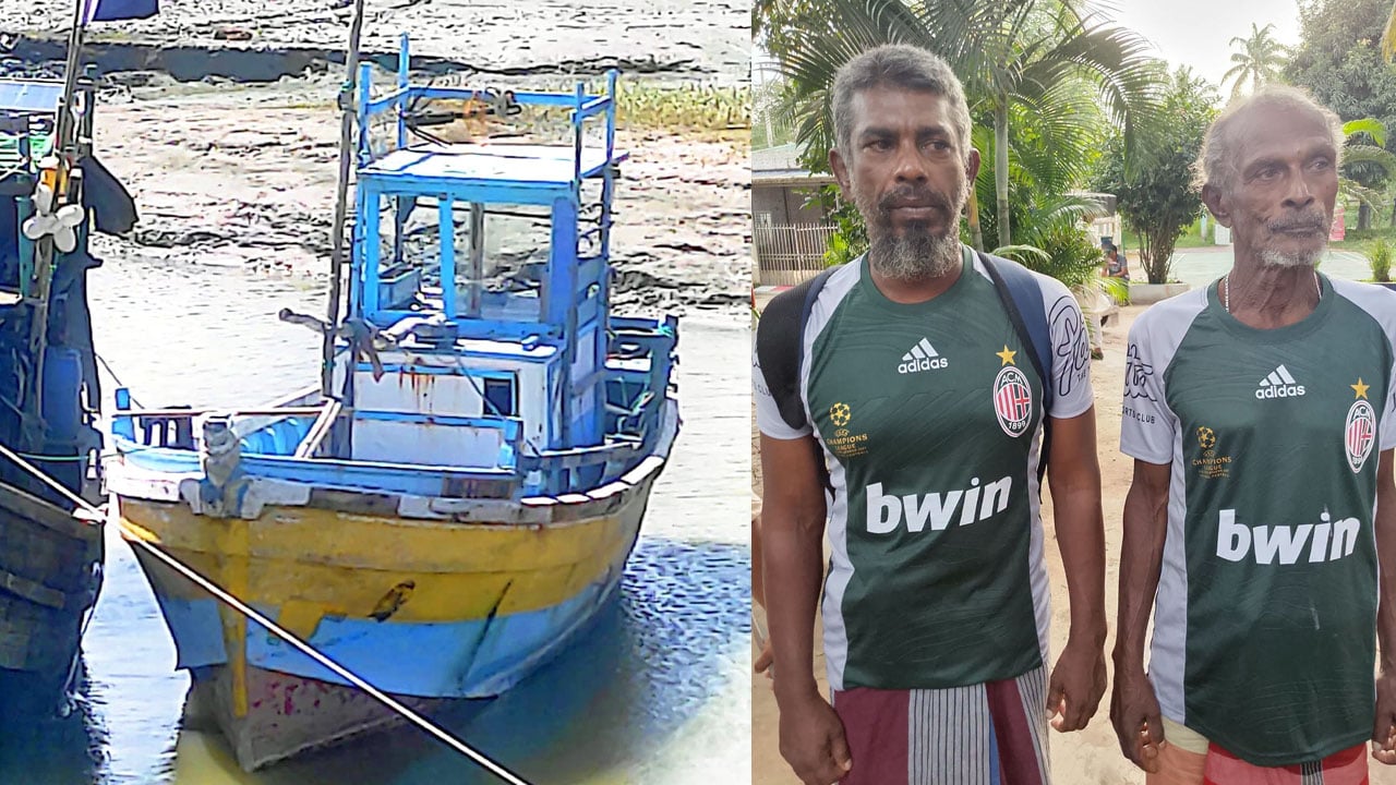 বঙ্গোপসাগরে ৩৬ দিন ভাসার পর শ্রীলঙ্কার দুই জেলে উদ্ধার