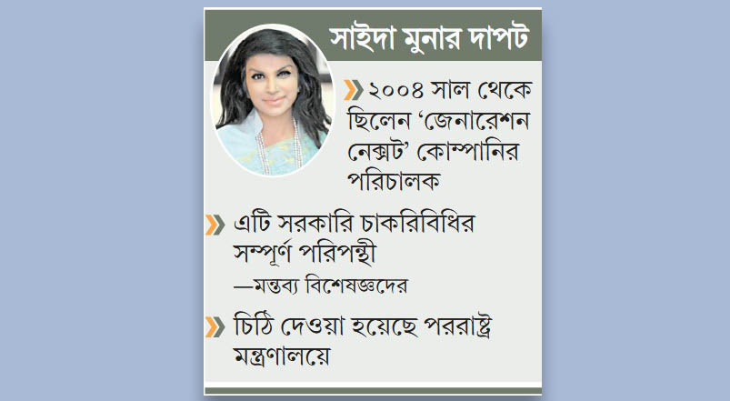 হাইকমিশনার পদে থেকেই ব্যবসাপ্রতিষ্ঠানের কর্ণধার