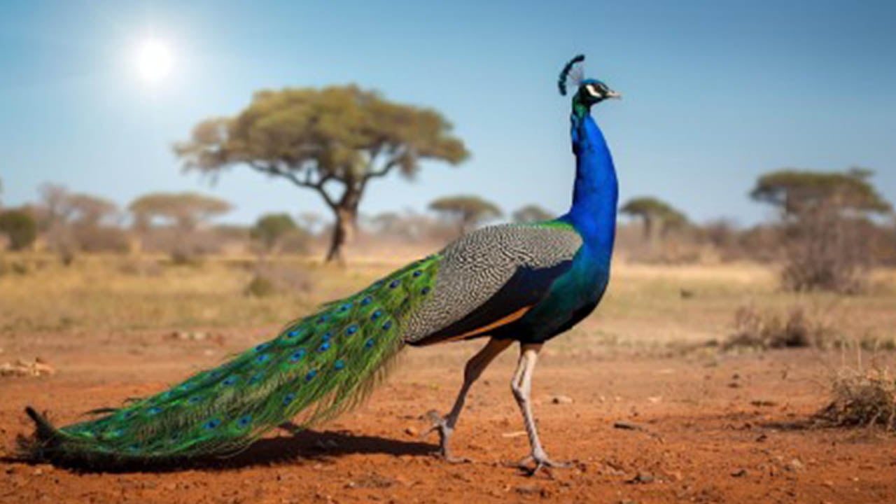 ময়ূর যেন সৌন্দর্যের রানি